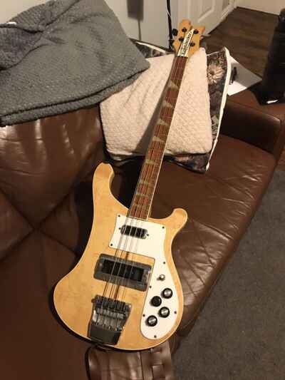 1976 Rickenbacker Bass Mapleglo Usa Ex Australian Pink Floyd Band Guitar
