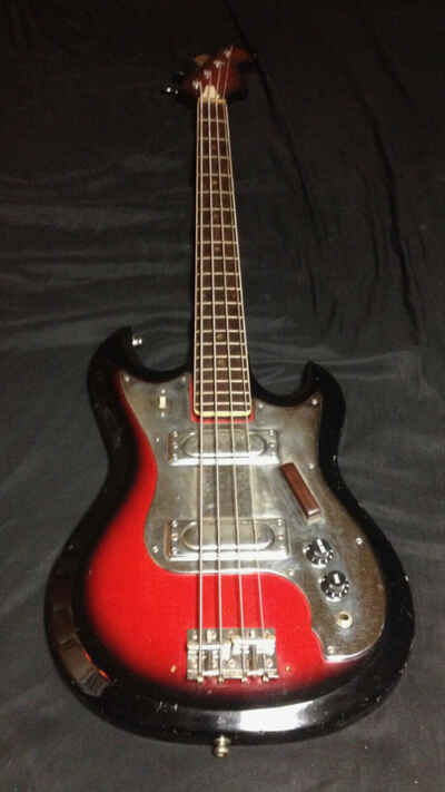 RARE Vintage Teisco Saint George Bass Guitar 1960s MIJ LOCAL PICKUP ONLY 11377