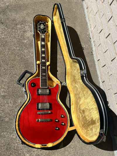 Vintage MIJ Electra Les Paul Custom Copy w /  HSC - N