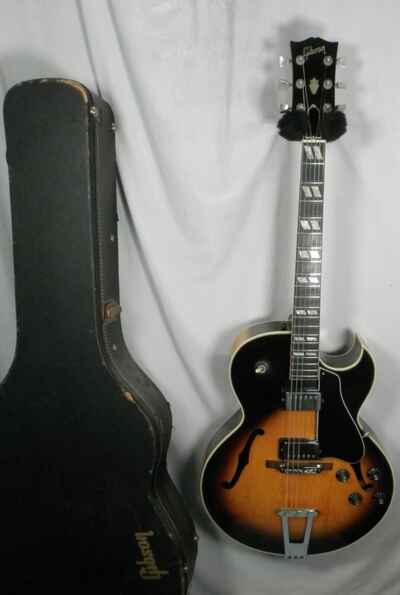 Gibson ES-175D Sunburst Hollow Body Electric Guitar with case vintage 1977