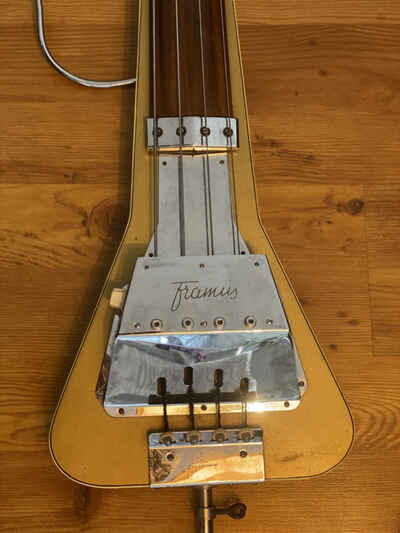 Framus Triumph 1953-1976 electric upright bass - gold