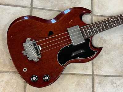 1967 Gibson EBO SG Bass Cherry Red