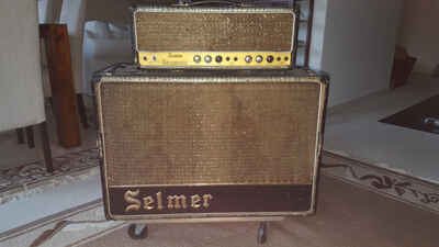Selmer Truvoice Bassmaster with Crocskin Cabinet  early 1960s Original Vintage