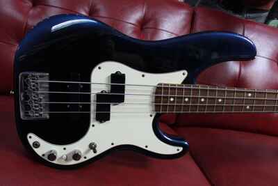 Fender Precision Bass Plus Electric Bass 1983 Navy Blue Metallic + Original Case
