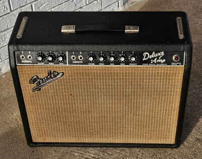 1966 Fender Deluxe Amplifier! -LL