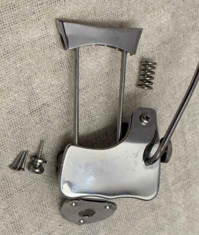 Vintage Guitar Tremolo Tailpiece + Strap Nut Univox Aria Conrad Lyle MIJ Japan