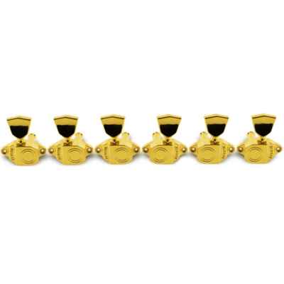 Kluson 3+3 Vintage Gold Diecast Sealfast Tuners fits Gibson L5 Super 400