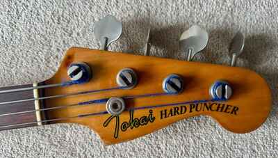 TOKAI HARD PUNCHER BASS VINTAGE 1980 SPAGHETTI LOGO MADE IN JAPAN