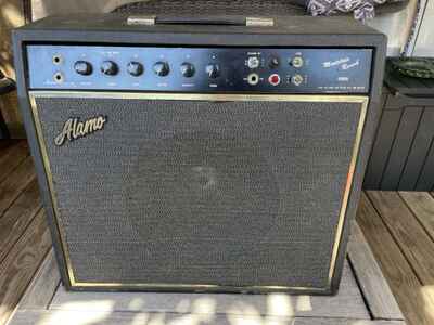 Vintage 1974 Alamo Montclair 2565 Tube Guitar Amp With Rev And Trem