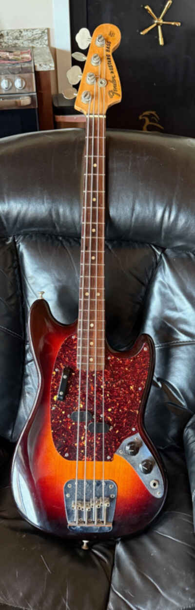 1975 Fender Mustang Bass Sunburst