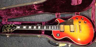 Gibson Les Paul Custom Chery Sunburst with hardshell case vintage 1976