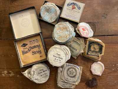 Vintage Banjo Strings Black Diamond Bell Bird Tone Vega Beacon steel loop Lot