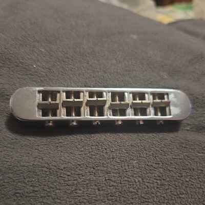 1980 Gibson Three-Point Top-Adjust Tune-o-Matic Bridge ES335 SG Explorer Victory