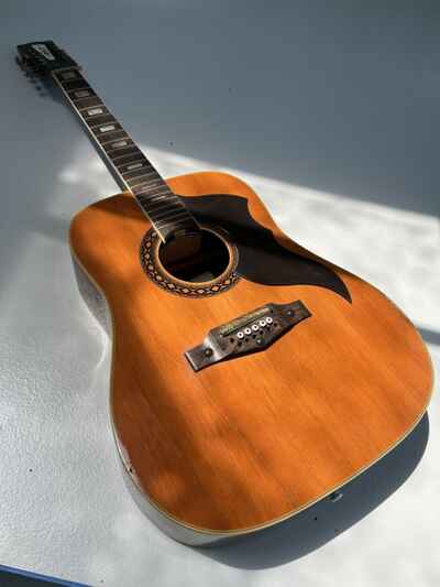 guitare 12 cordes EKO Année 70 À Restaurer
