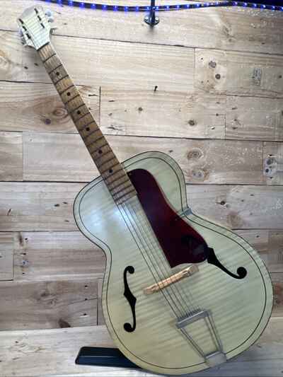 Kay Catalina Archtop F Hole Blonde Kurt Cobain ??Come As You Are?? Acoustic Guitar