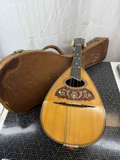 AS-IS Mayflower Bowlback Mandolin - Chicago - Leather Case Is In Rough Condition
