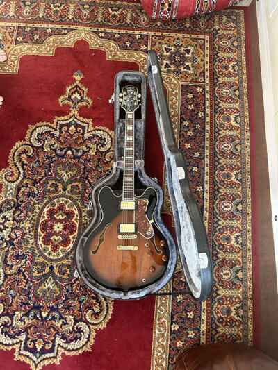 Epiphone Sheraton II in Vintage Sunburst, with Hard Case OPEN TO OFFERS
