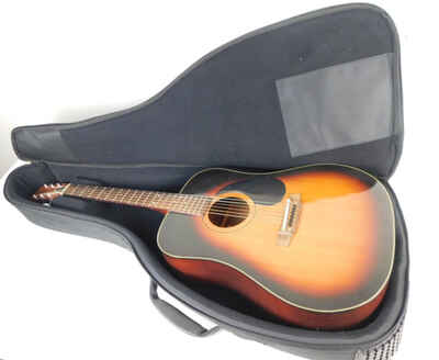 70s Pan H595 Dreadnought Gibson clone Acoustic Guitar Tuned EXC! Sound +Gig Case