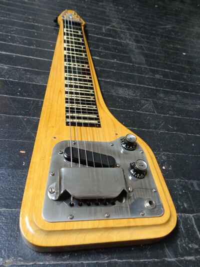 Vintage 1965 Gibson Skylark lap steel with case Korina
