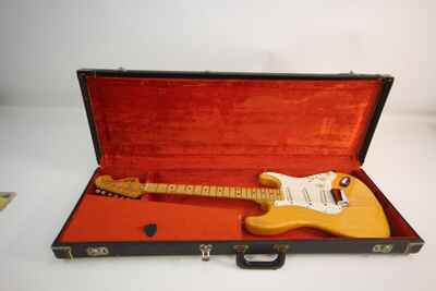 1974 Fender Stratocaster USA Natural Hardtail Maple neck vintage excellent orig
