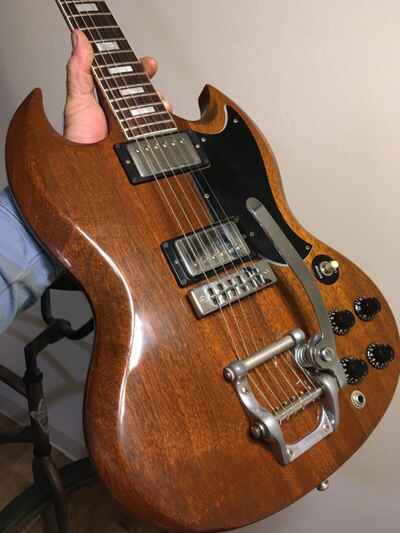 Gibson SG 1979 Vintage W Bigsby Tremolo All Mahogany