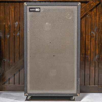 Vintage 1970s Sunn 2 x 15 Bass Amplifier Speaker Cabinet