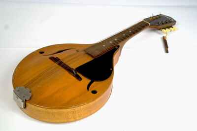 Vintage A-Style Wood Mandolin Guitar Instrument  ~  Beautiful!