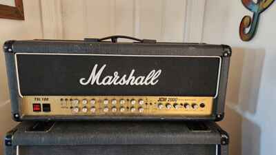 Marshall TSL100 Half Stack 100 watt Guitar Amp with Footswitch  JCM900 1960A cab