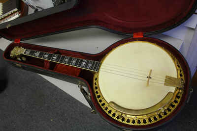 Ludwig Standard Art 4 String Tenor Banjo 1920s