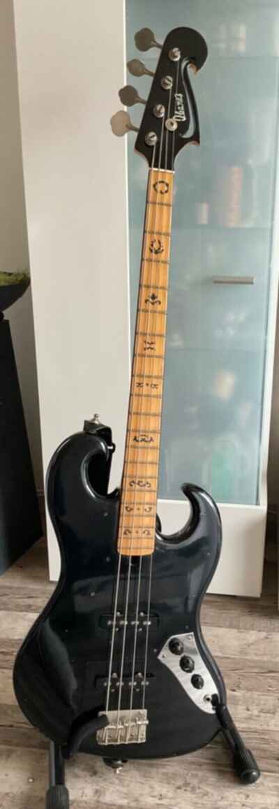 Ibanez 1978 Black Eagle Bass ohne Schlagbrett original, gebraucht
