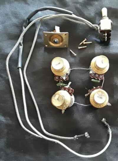 Vintage 1978 Ibanez Les Paul Wiring Harness Knobs Input Jack Toggle Switch MIJ