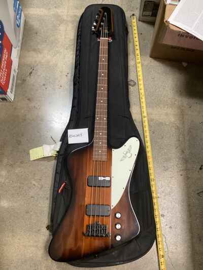 Vintage Gibson 6 String Thunderbird Bass Electric Sunburst Guitar with Gig Bag