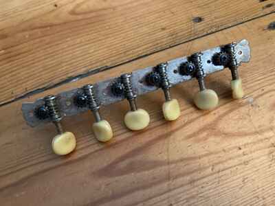 1960s 70s Jedson Teisco Electric Guitar Telecaster Tuning Machine Heads Japan
