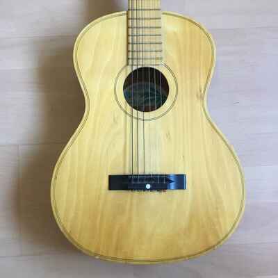 Vintage 1950s / 60s Lark Small Guitar from Shanghai China 19 5" Scale Length