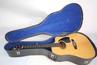 IBANEZ AE300 JAPAN 1983 ACOUSTIC ELECTRIC GUITAR W /  ORIGINAL CASE