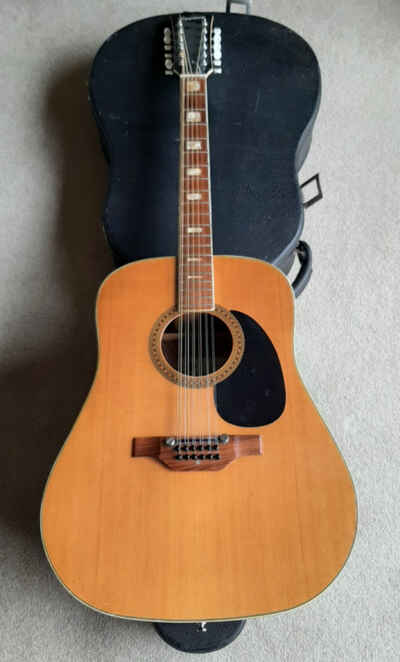 1972 EPIPHONE 12 String accoustic Guitar, in excellent condition  Made In  USA.
