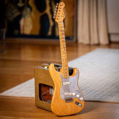 Fender Stratocaster 2 Pickup Prototype Thumbs Carllile 1955 - Natural