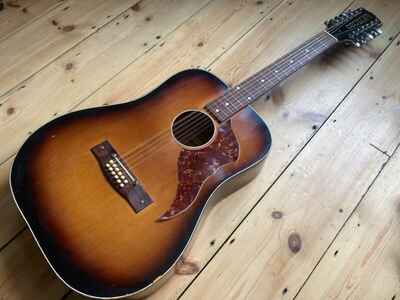 Vintage Egmond 12 string Acoustic Guitar 1960s  /  70s Holland (12th fret join)