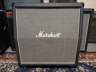 1977 Marshall 1982A 4x12" Angled Guitar Speaker Cabinet Original Celestion T1281