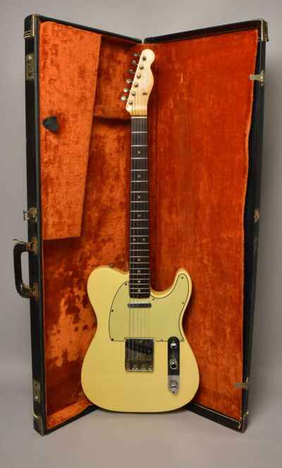 1963 Fender Telecaster Olympic White Refin Pre-CBS w / OHSC