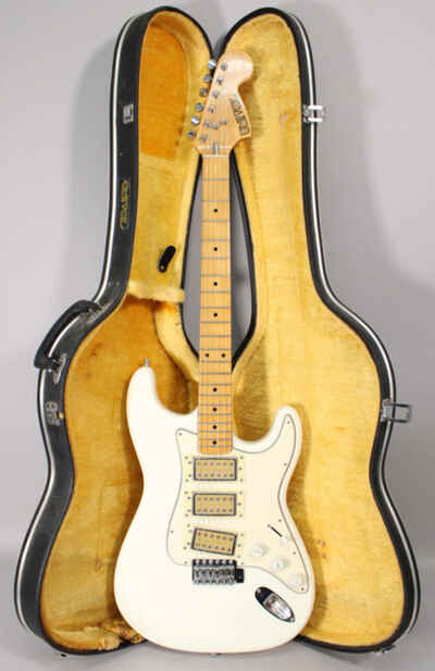 1970s Univox Ripper U1850 White Finish Made In Japan w / OHSC