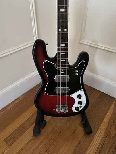 1968 Teisco Kimberly Sunburst 30?? Short Scale Electric Bass - Japan