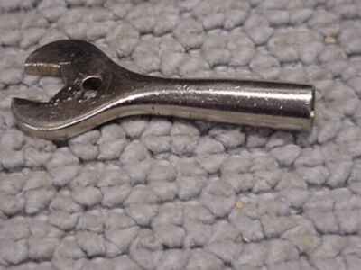 Vintage Gibson "Mastertone" Banjo Wrench Key Tool 1930s nickle  / brass