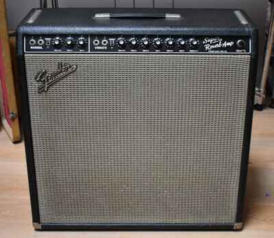 1965 Fender Super Reverb AB763 4x10" Combo Amplifier Black