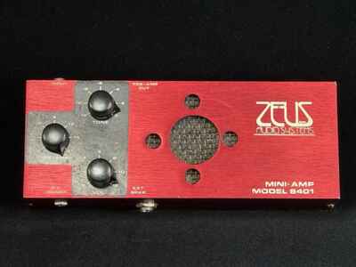 Zeus Audio Systems Model 8401 Vintage Mini Amplifier Portable Amp - Randy Rhodes