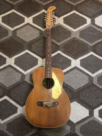 Fender Villager 12 String Acoustic Low Serial Number   1960s