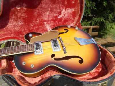1968 Gretsch Double Anniversary model 6117 - Tobacco-brown sunburst, orig. case