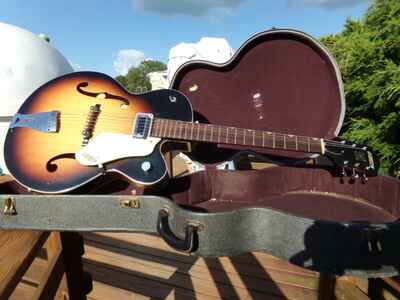 1962 Gretsch Single Anniversary - no binding rot, supurb Tobacco-brown sunburst!