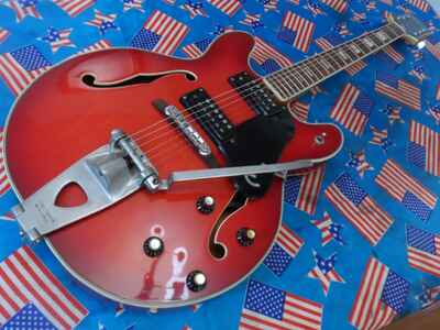 MADE IN JAPAN EPIPHONE EA250 1970S VINTAGE SEMI ACOUSTIC GUITAR  , V RARE