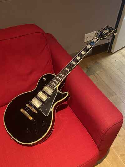 Greco Les Paul Custom 3 Pickup Black Beauty Copy Vintage 1977 UPGRADED